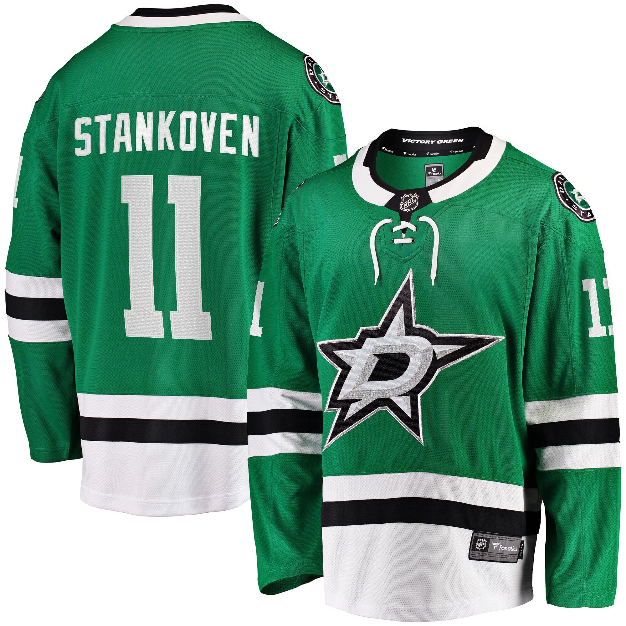 Logan Stankoven Dallas Stars Fanatics  Premier Breakaway Player Jersey – Kelly Green