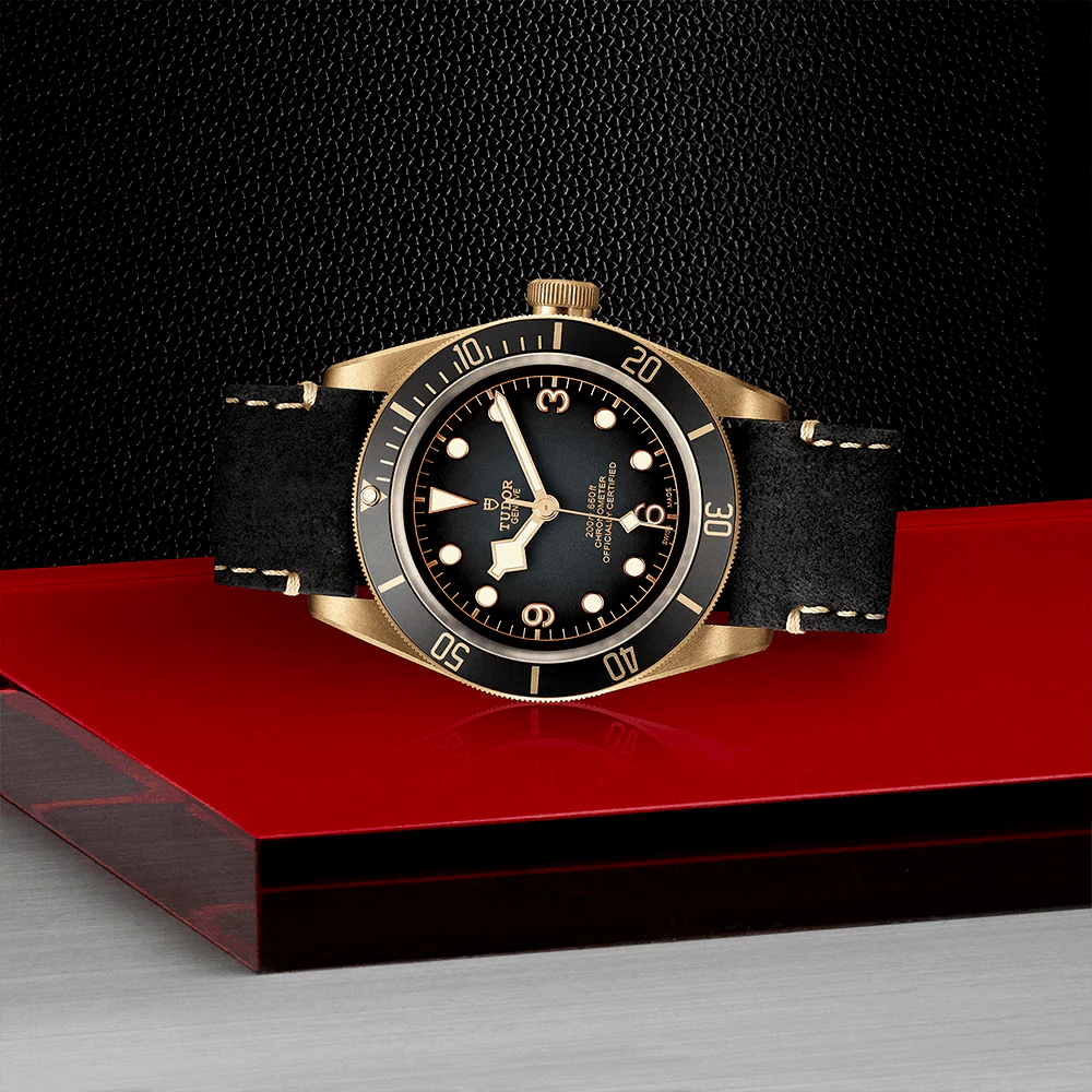 【Super Clone】TUDOR Black Bay Bronze 43mm Slate Grey Dial Men's Automatic Leather Strap Watch M79250BA-0001