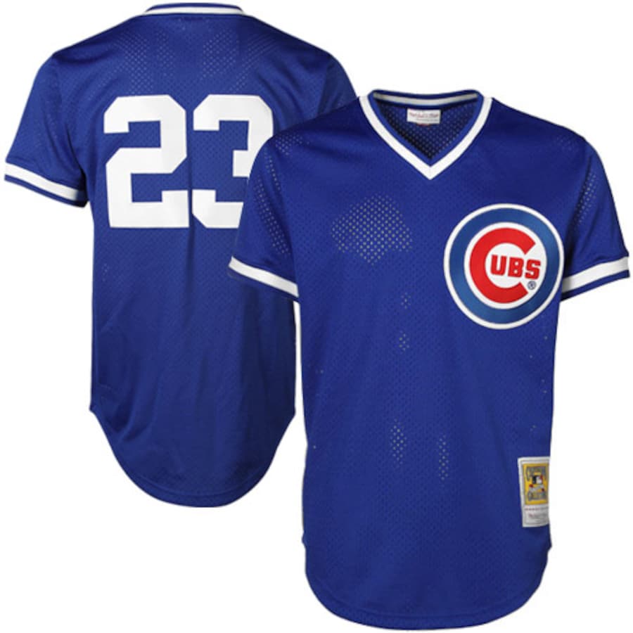 Mitchell&Ness Ryne Sandberg Chicago Cubs Cooperstown Collection Throwback Jersey Royal Blue