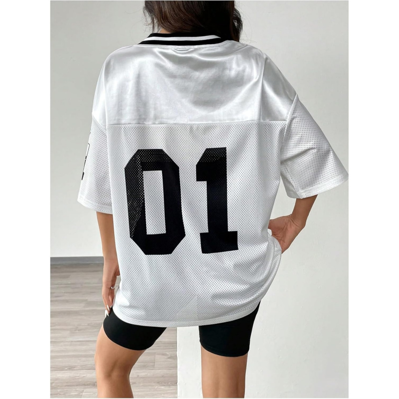 Women's Plus Size Jersey T Shirts Hip Hop