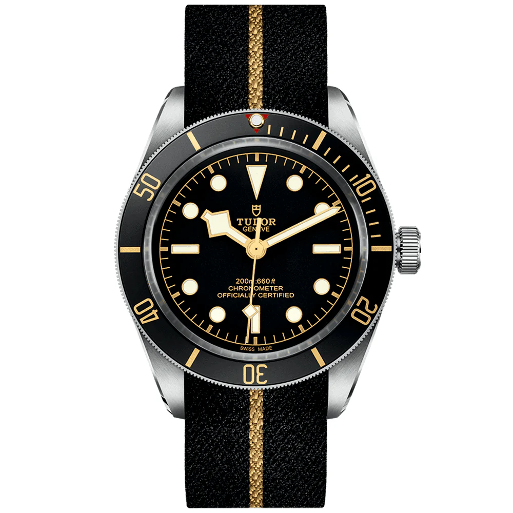 【Super Clone】TUDOR Black Bay 58 39mm Black Dial & Bezel Automatic Fabric Strap Watch M79030N-0003