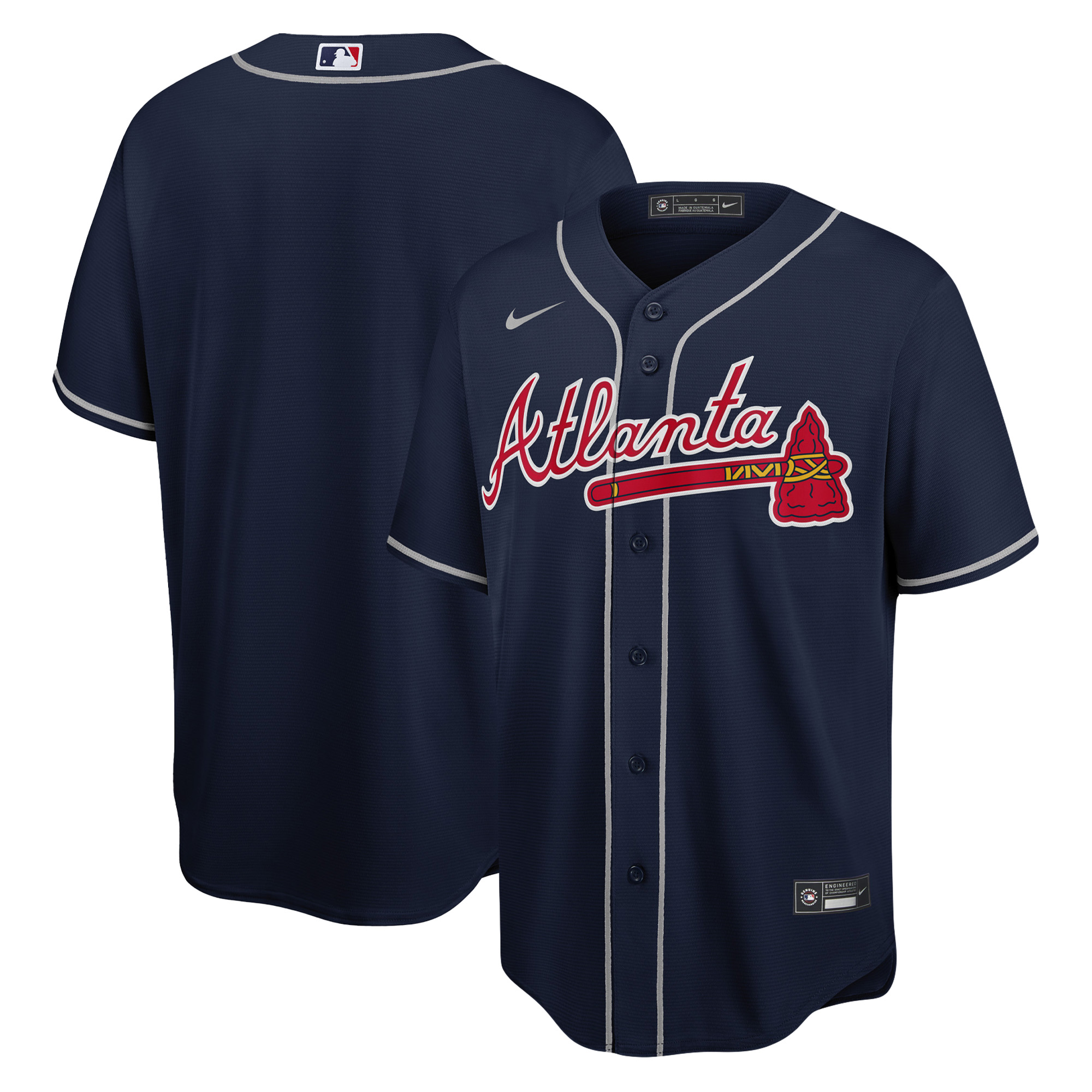 Atlanta Braves Big&Tall Alternate Team Jersey Navy