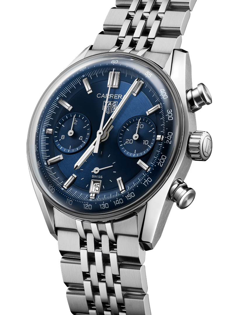 TAG Heuer Carrera Chronograph 39mm Mens Watch Blue CBS2212.BA0048