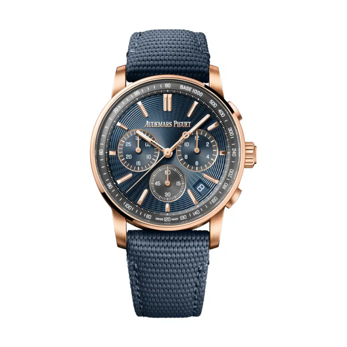 Audemars Piguet Code 11.59 Blue Dial Blue Rubber Strap 41mm 26393OR.OO.A348KB.01