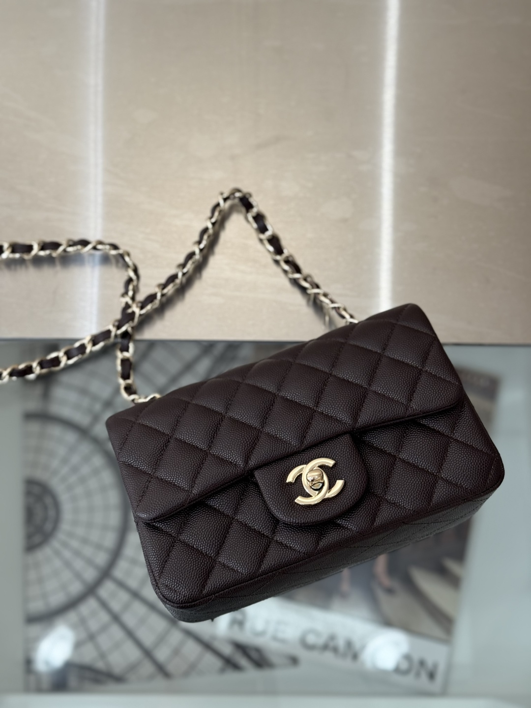 Mini Classic Flap Handbag（Black）