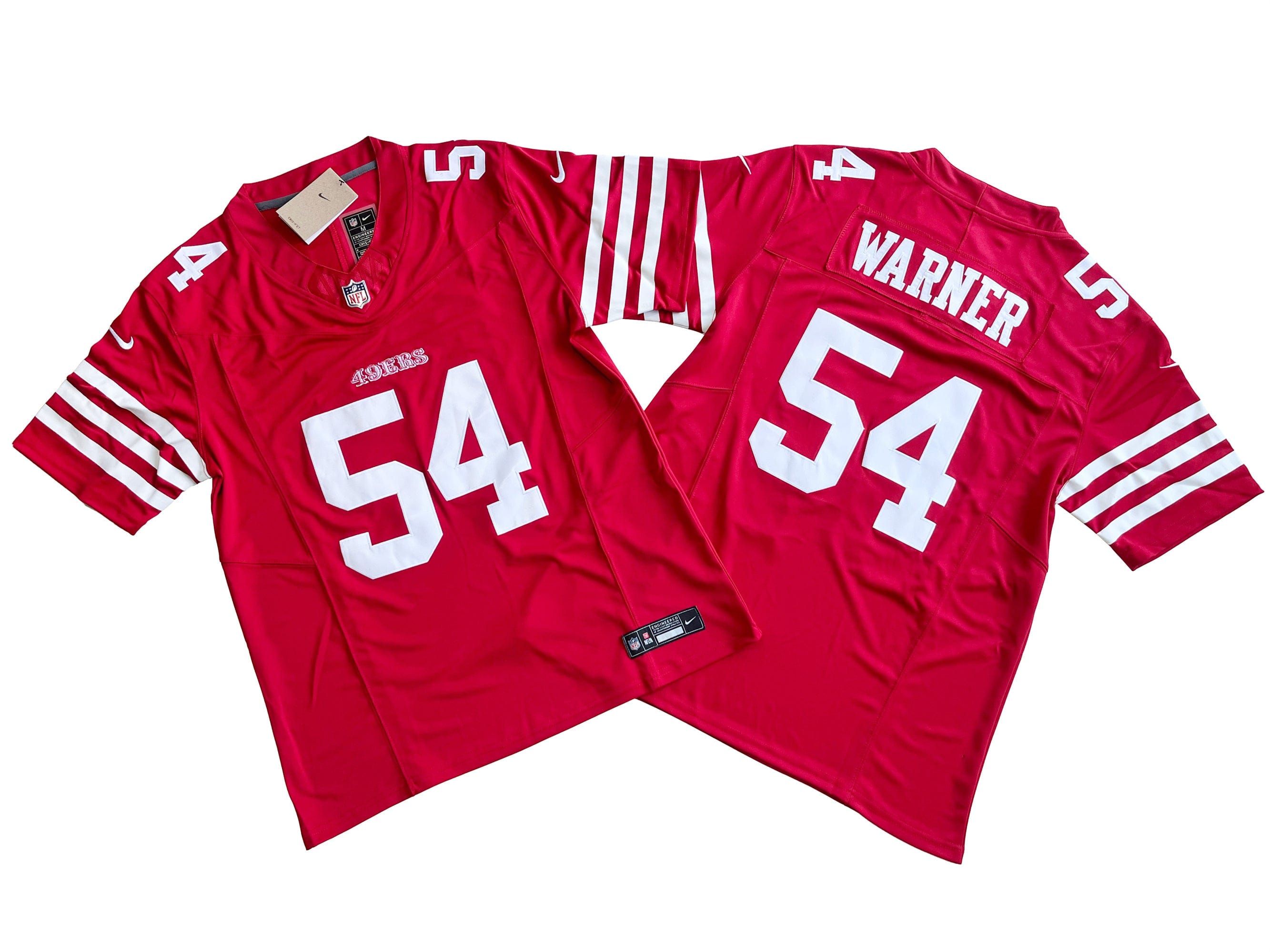 San Francisco 49ers 54# Fred Warner Nike Vapor F.U.S.E. Limited Jersey