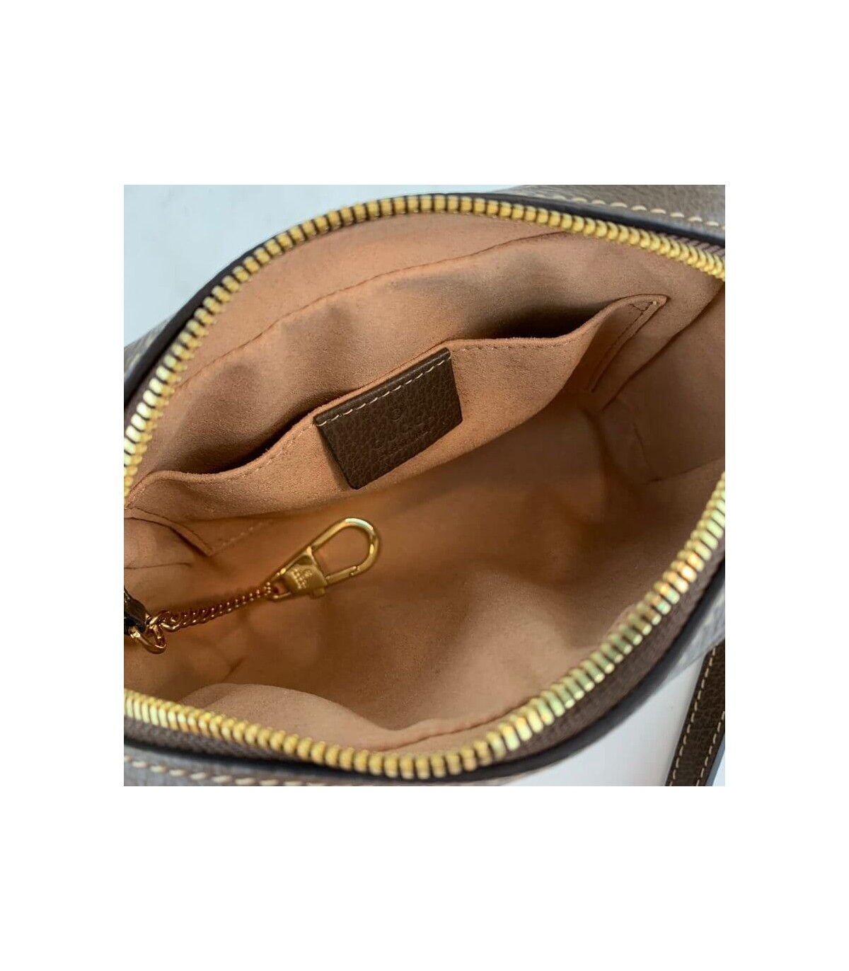 Gucci Ophidia GG Supreme Mini Bag Beige