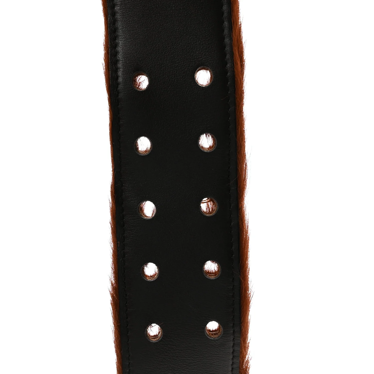 Cavallino Calf Hair Belt 75 30 Cognac
