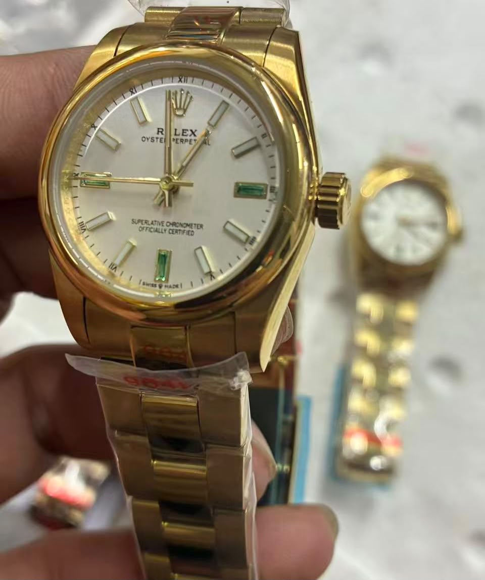 [Superclone] Rolex Oyster Perpetual 34mm White Dial Oyster 124208
