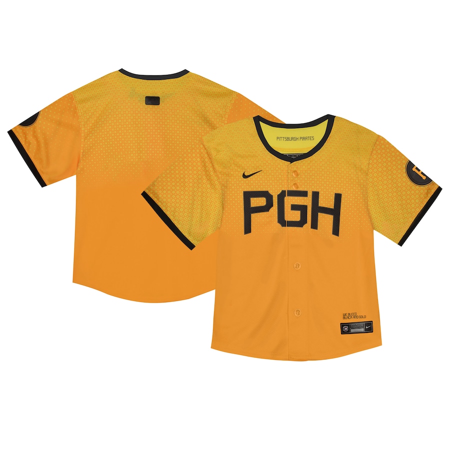 Pittsburgh Pirates Infant City Connect Limited Jersey Yellow