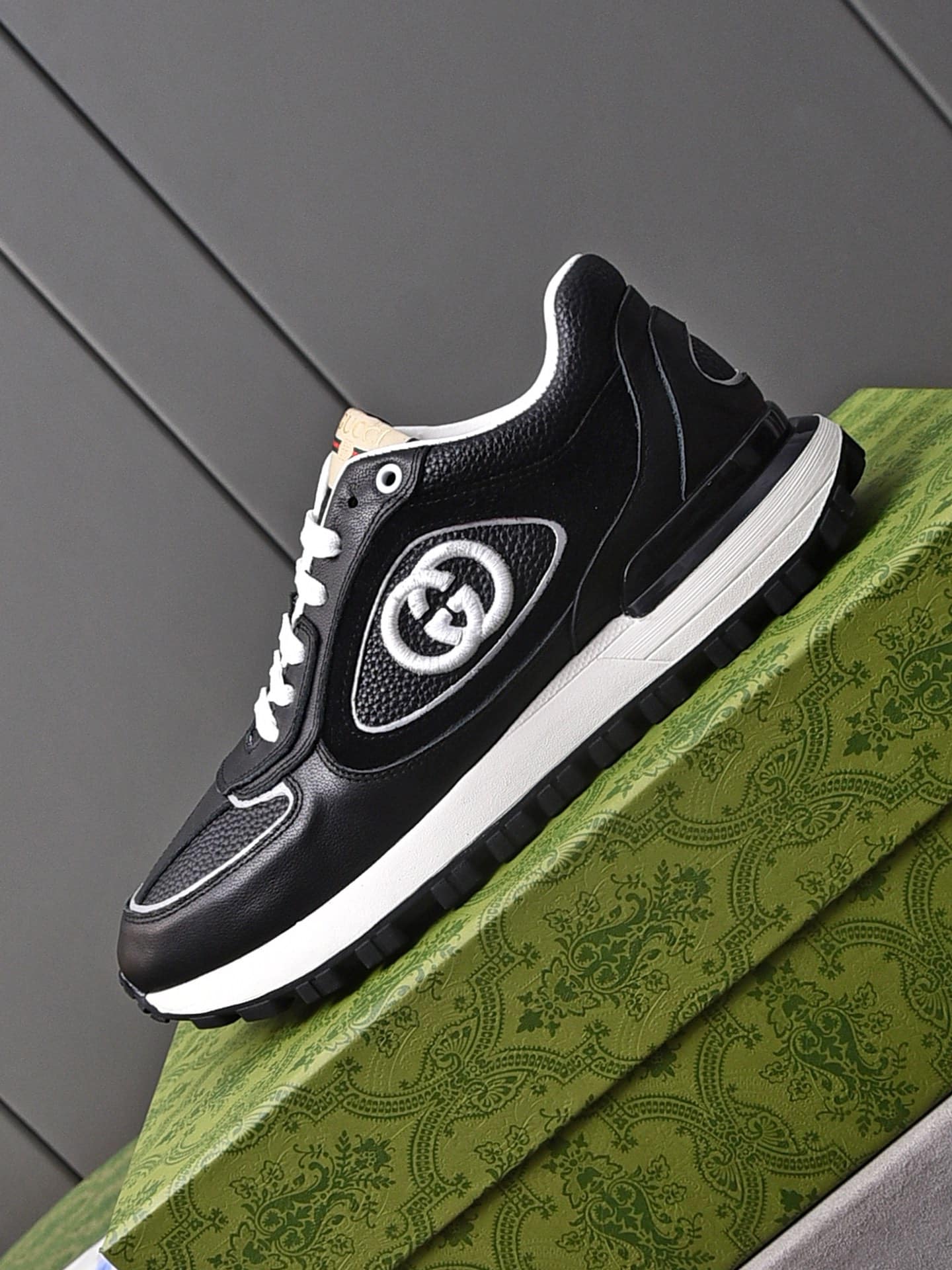 Gucci Double G Men’S Run Sneaker Black