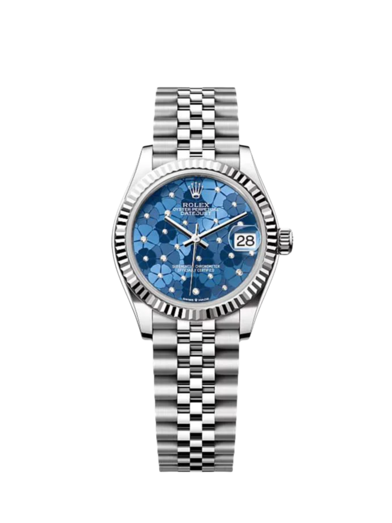 Rolex Datejust m278274-0035/0036 Azzurro Blue Dial Oyster Watch