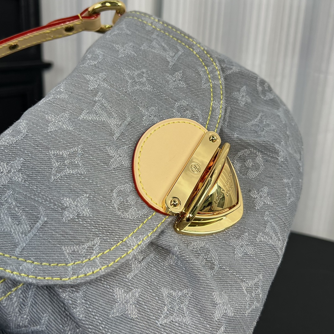 Louis Vuitton Monogram Denim Sunset Shoulder Bag 27cm/ 10.6in