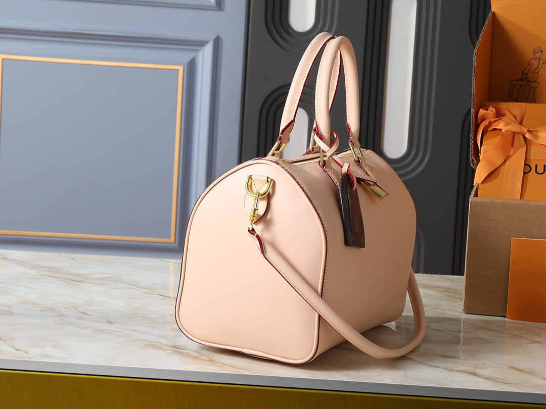 Louis Vuitton Speedy Soft 30 Bag Beige 35cm M27387