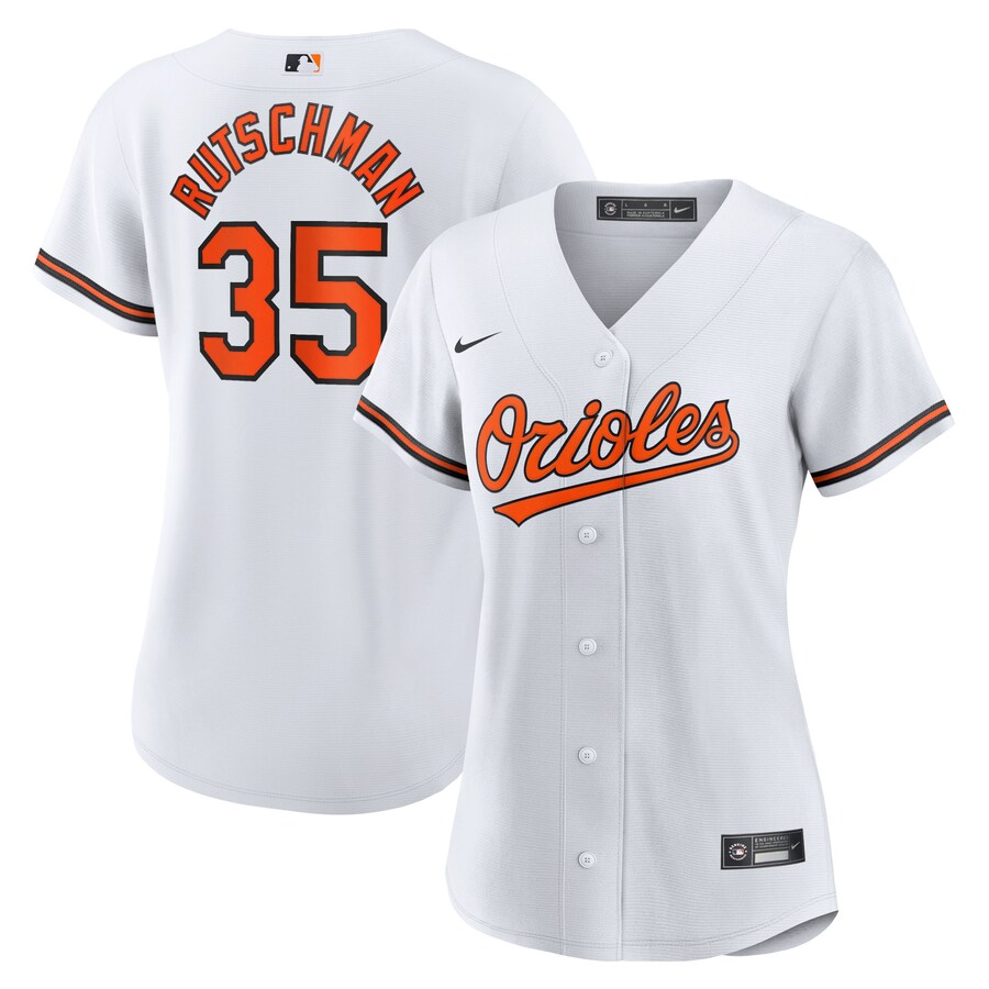 Adley Rutschman Baltimore Orioles Women's Home Player Jersey White