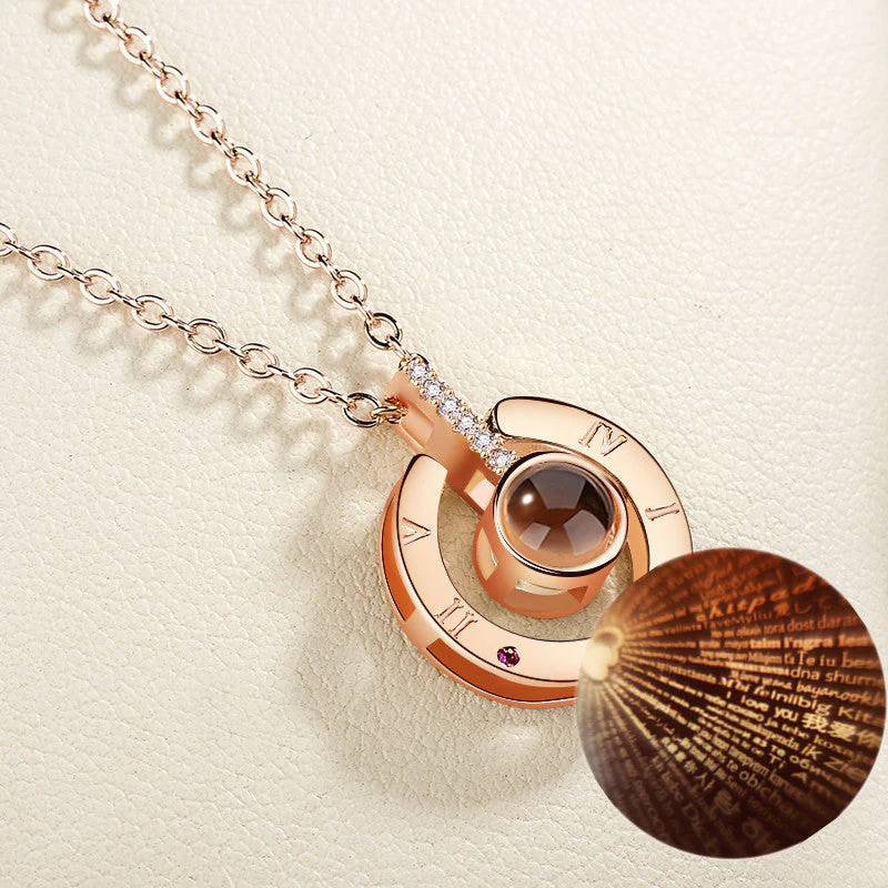 I LOVE YOU. IN 100 LANGUAGES NECKLACE