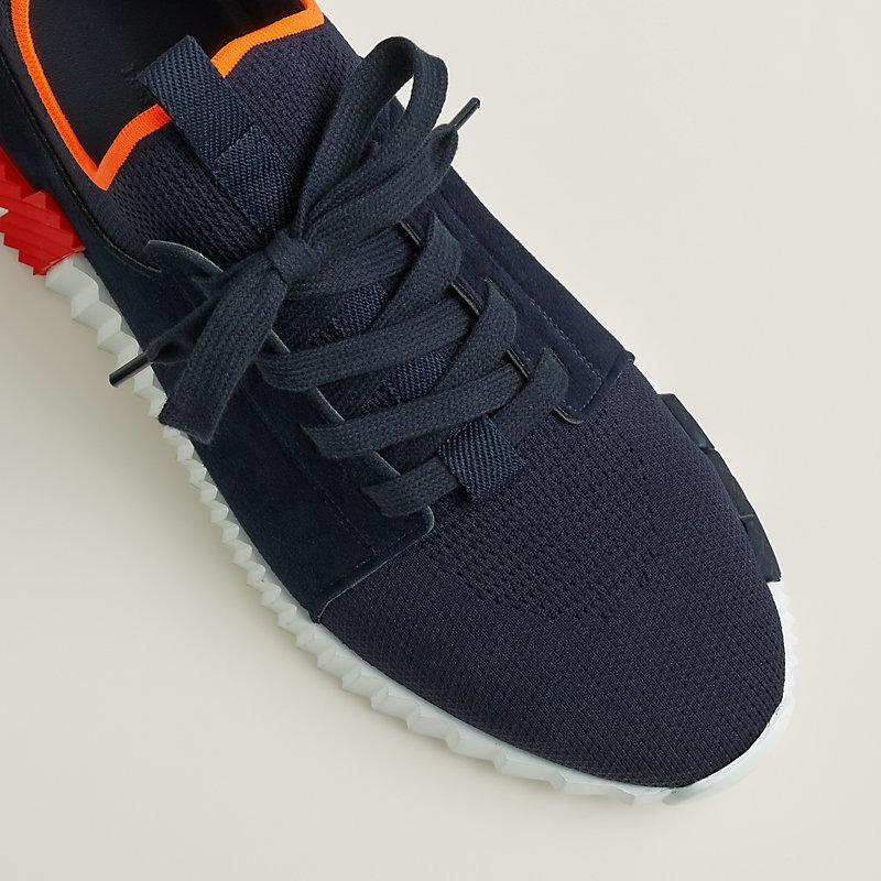 HERMES DEPART SLIP-ON SNEAKER MARINE