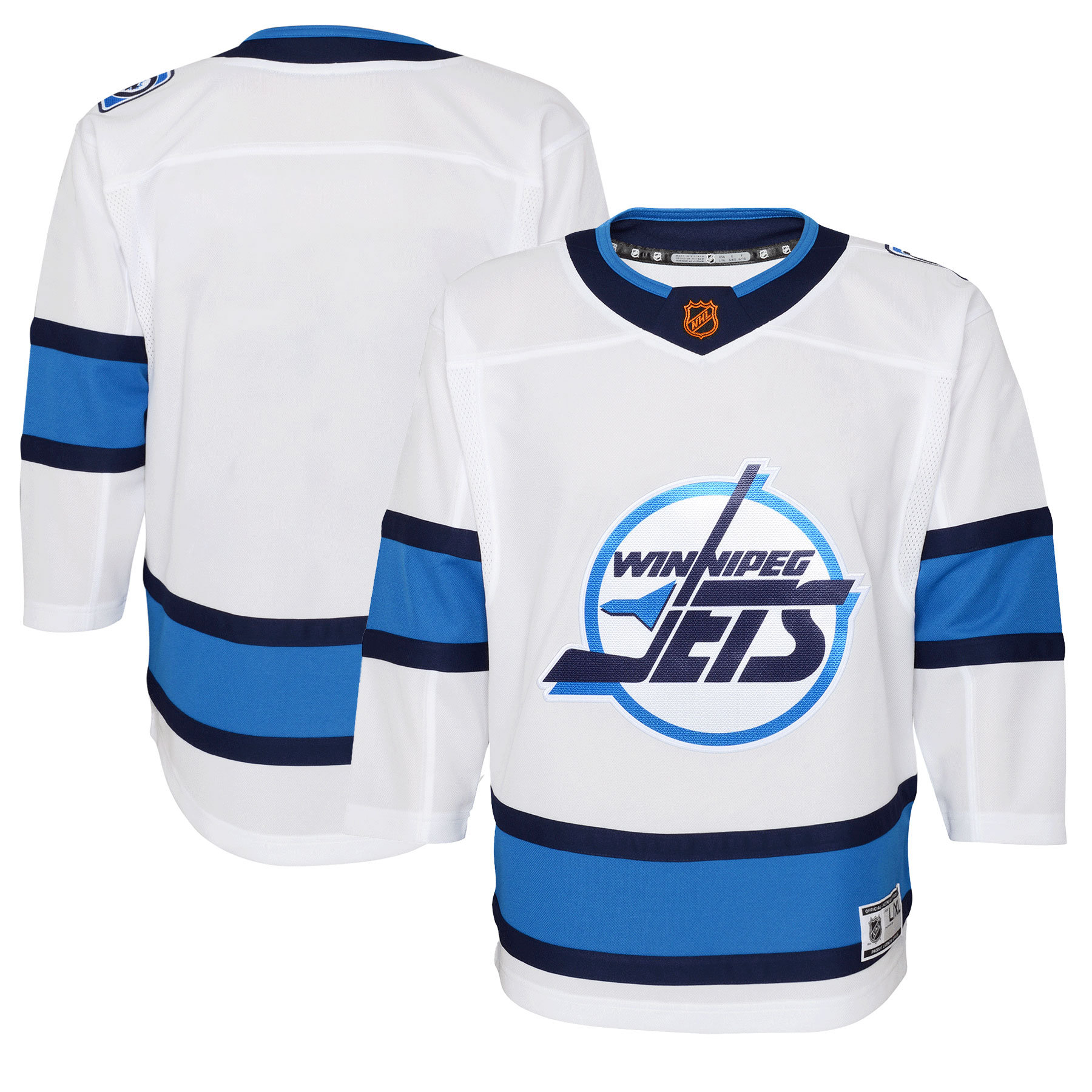 Winnipeg Jets Youth Special Edition 2.0 Premier Blank Jersey – White