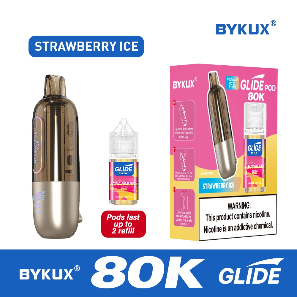 BYKUX GLIDE 80K Puffs 5% Nicotine Replacement Pod