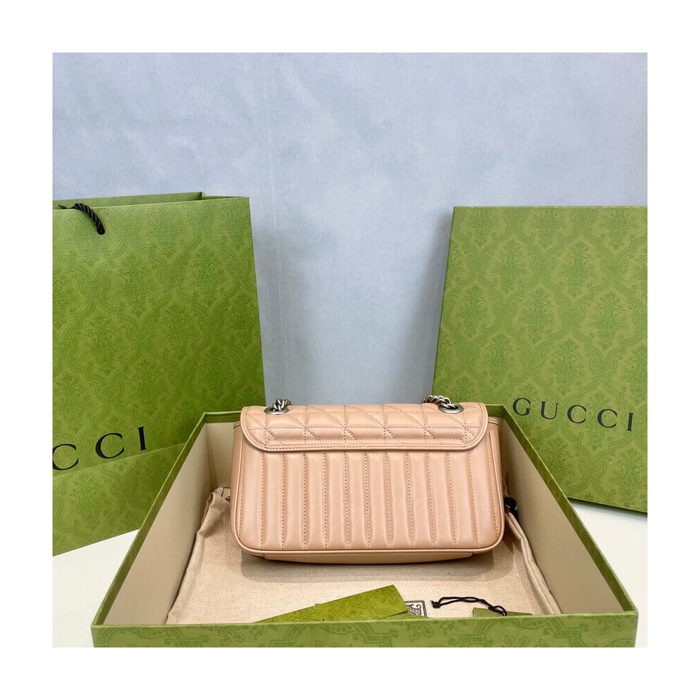 Gucci GG Marmont Small Shoulder Bag Beige