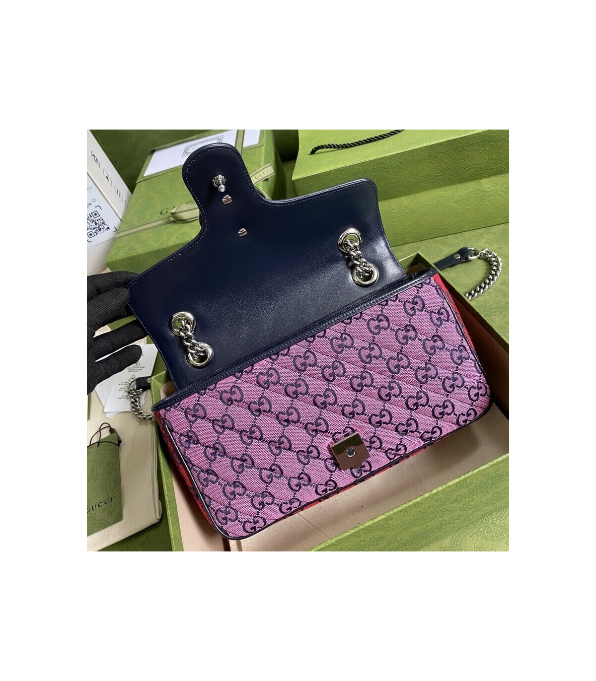 Gucci GG Marmont Multicolour Small Shoulder Bag