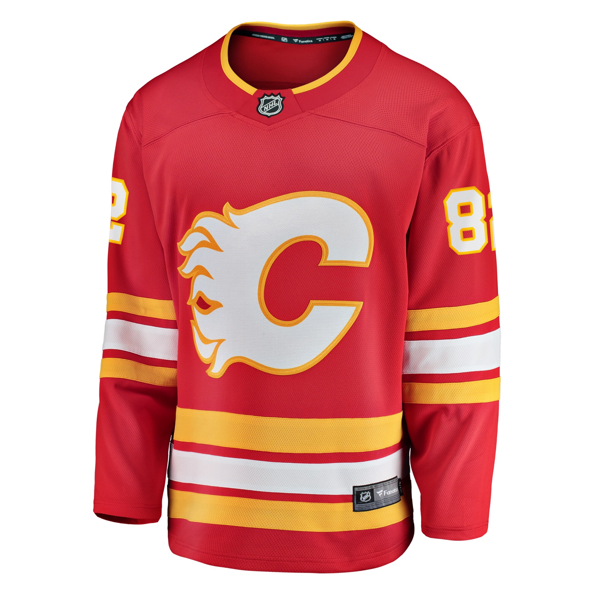 Jordan Oesterle Calgary Flames Fanatics Home Breakaway Jersey – Red