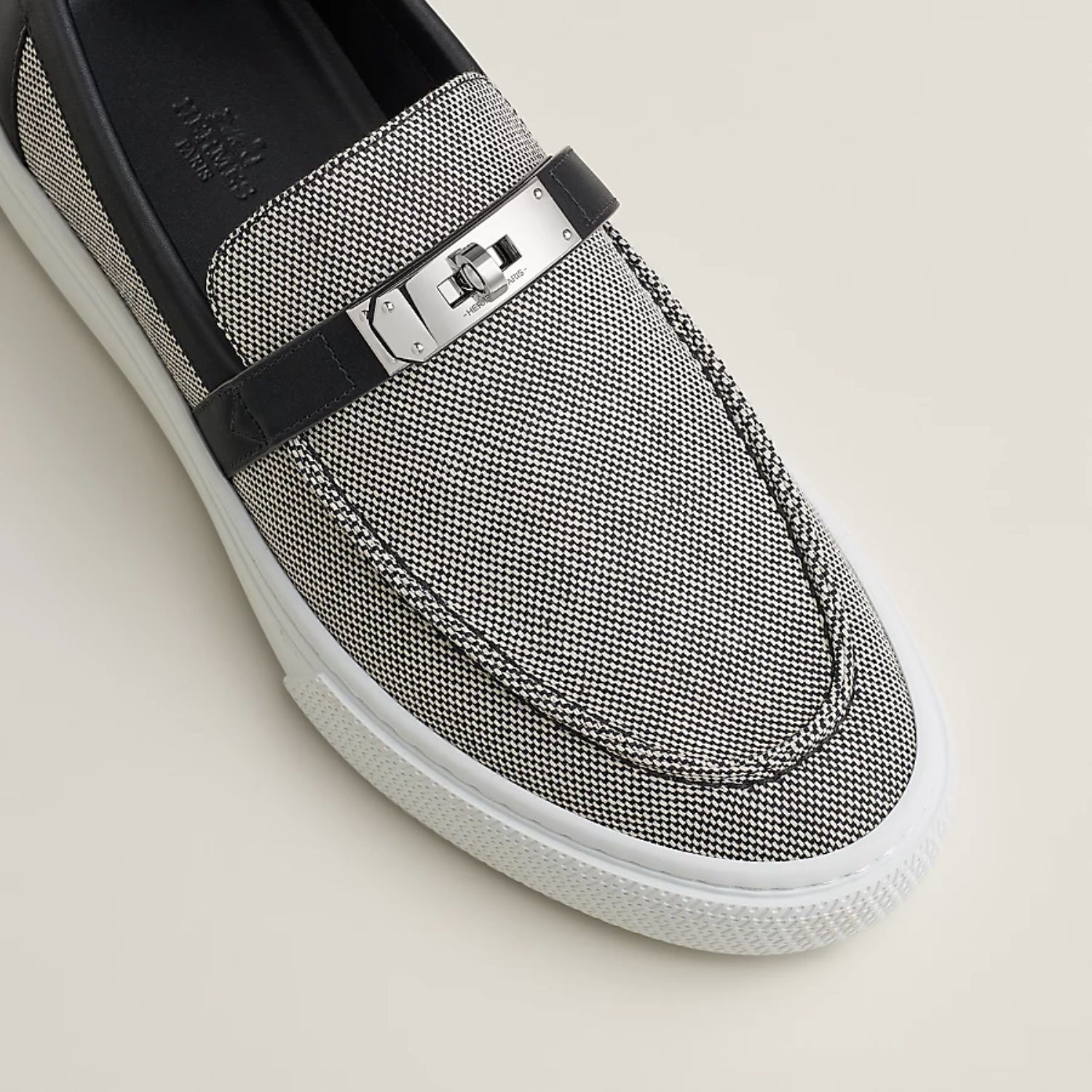 HERMES GAME SLIP-ON SNEAKER GRAY