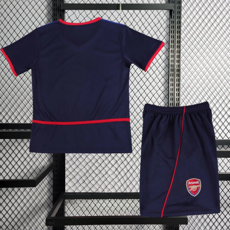 Retro KIDS 2002-04 KIDS Arsenal Away BERGKAMP ADAMS HENRY Football jersey retro