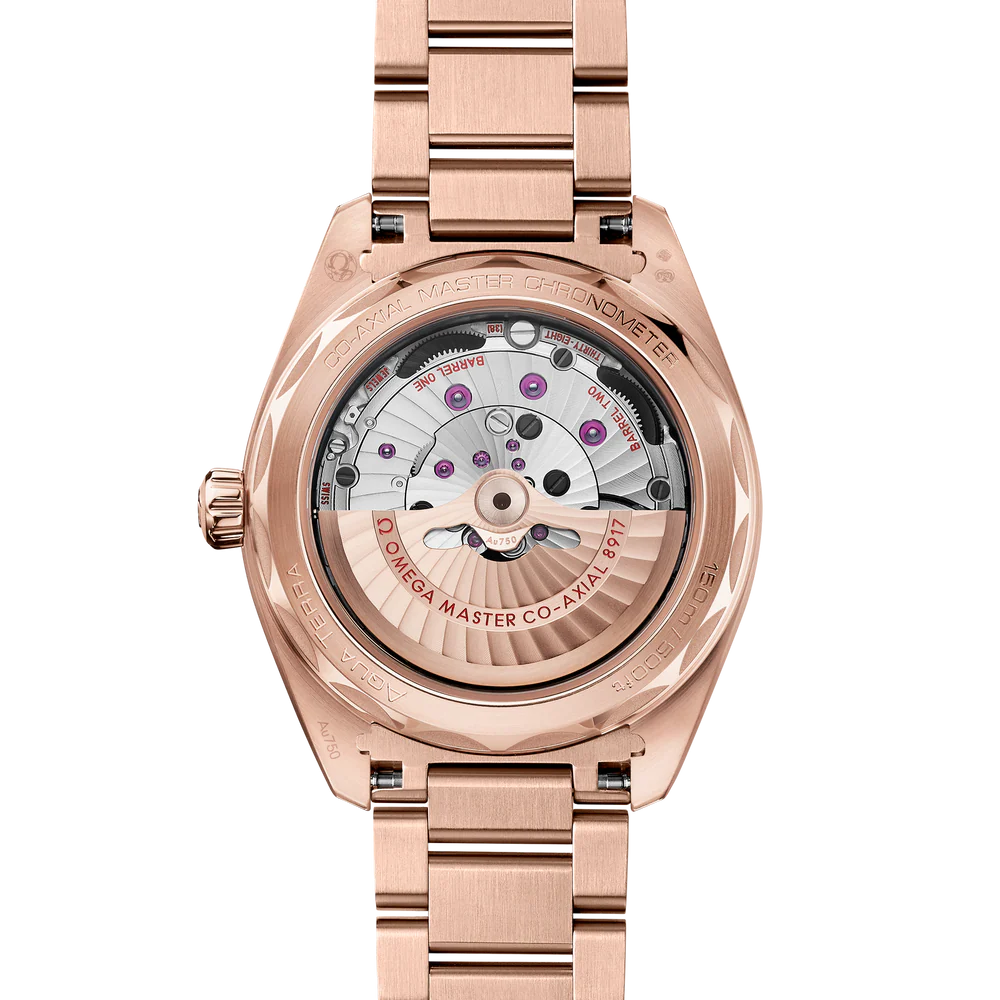 Omega Seamaster Aqua Terra 150M 41 mm Silver Dial Sedna™ 18k Rose Gold Bracelet 220.50.41.21.02.002