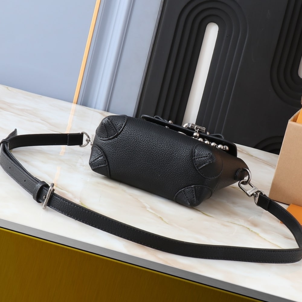 Louis Vuitton Steamer Bag 15 Black 16.5Cm M11637
