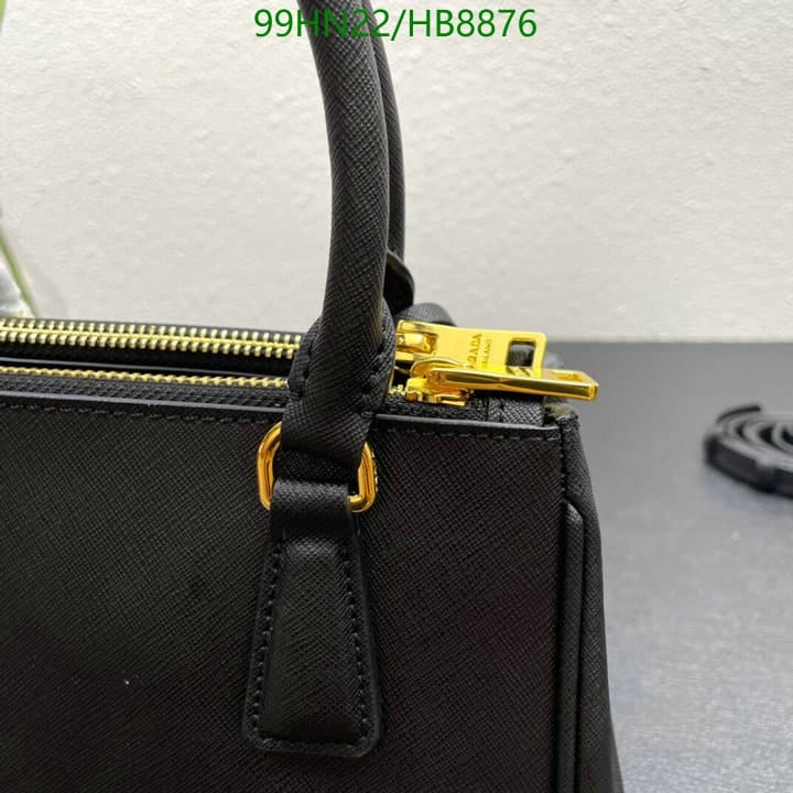 Prada Galleria Saffiano Leather Mini Bag Black 20Cm