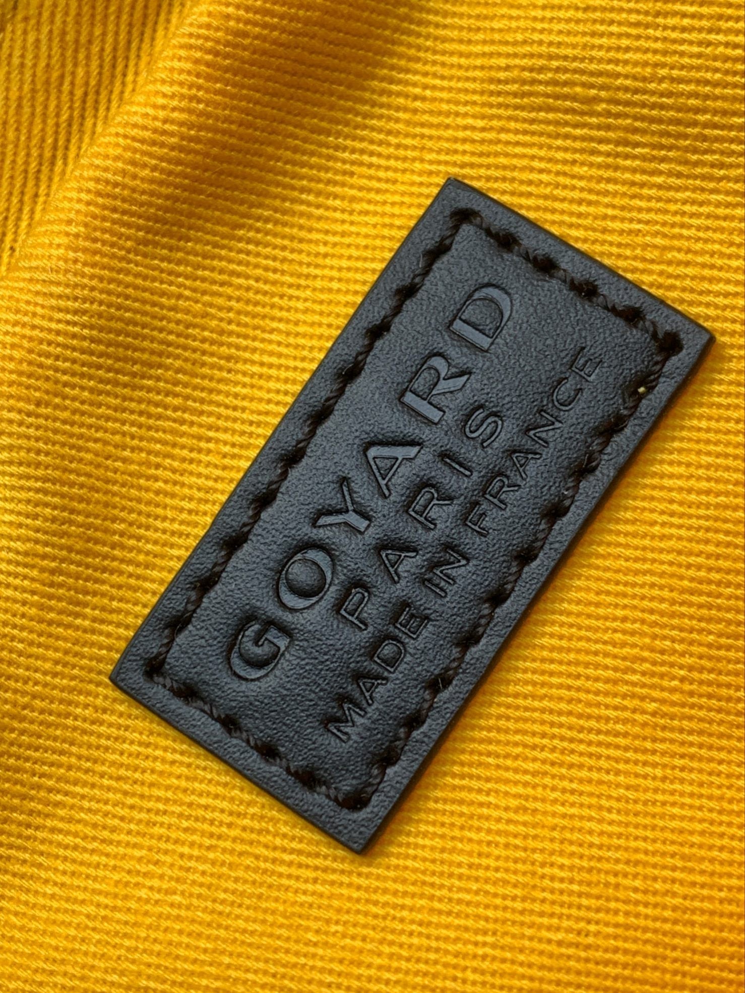 Goyard Yona Bag Coated MM 21Cm Black Canvas