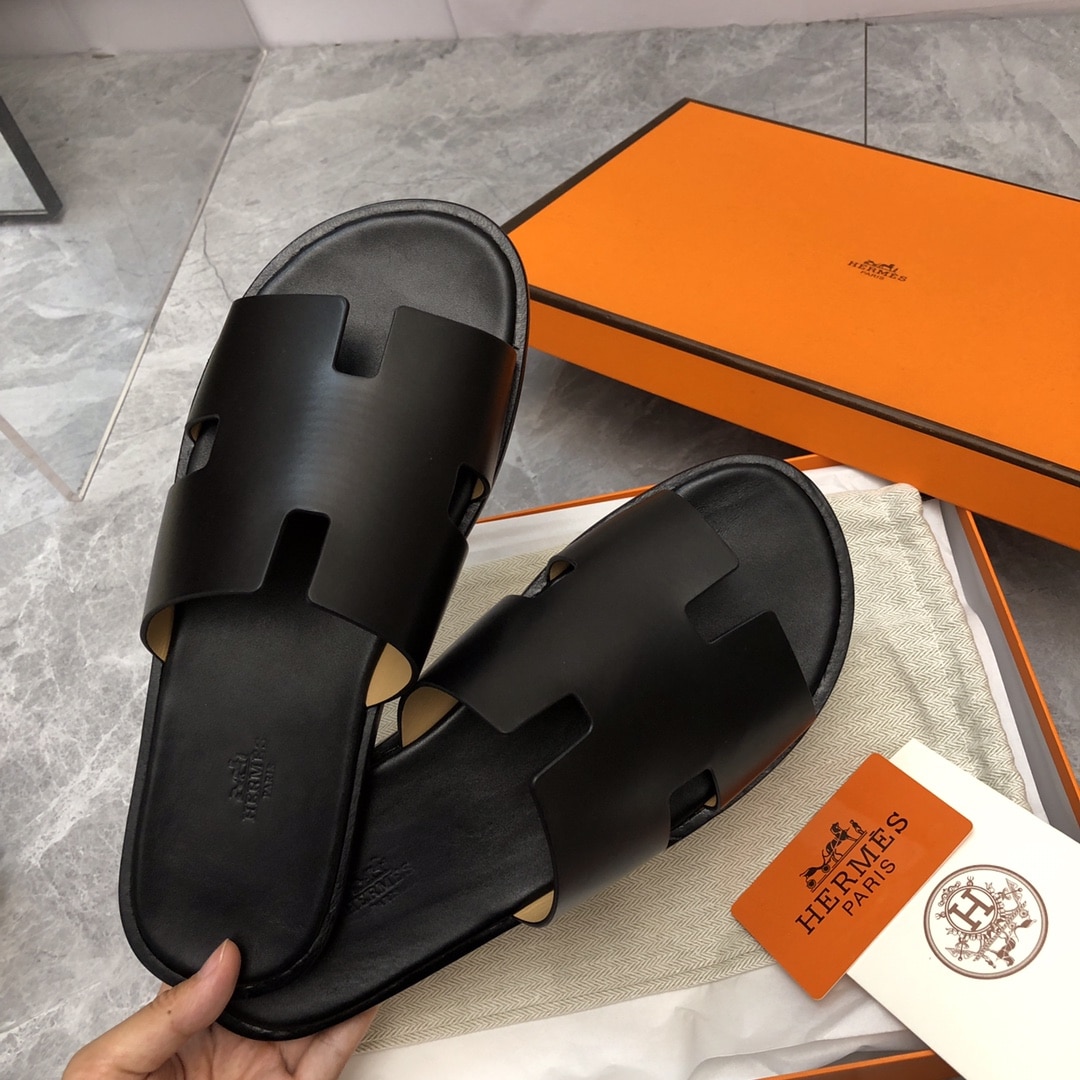 Hermes Izmir Sandal Black H041141Zh01390