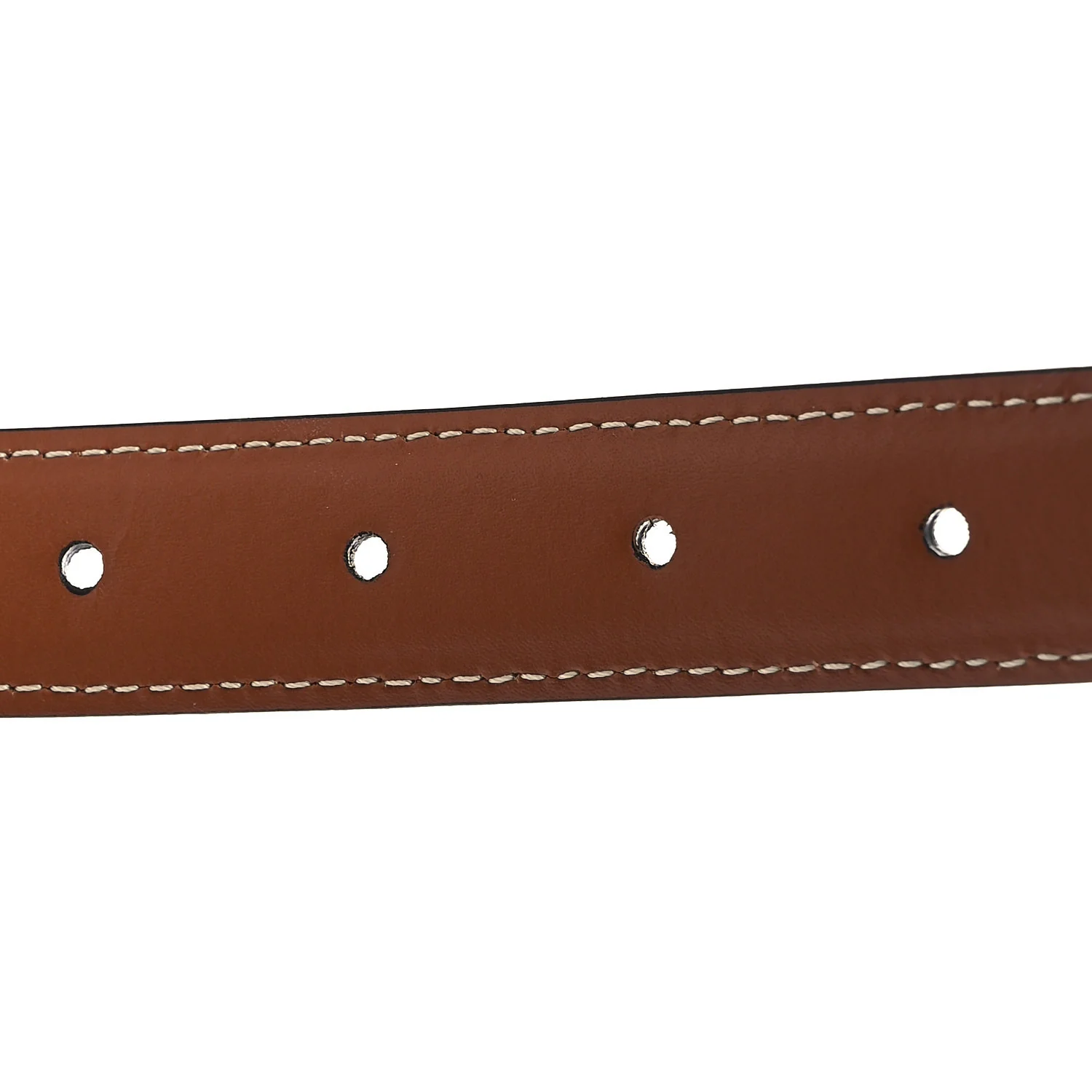 Canvas Calfskin Medium 25mm Triomphe 85 34 Belt Tan