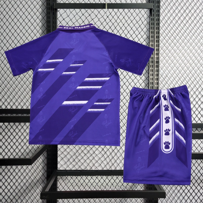 Retro KIDS 1994-96 KIDS Real Madrid away Football jersey retro