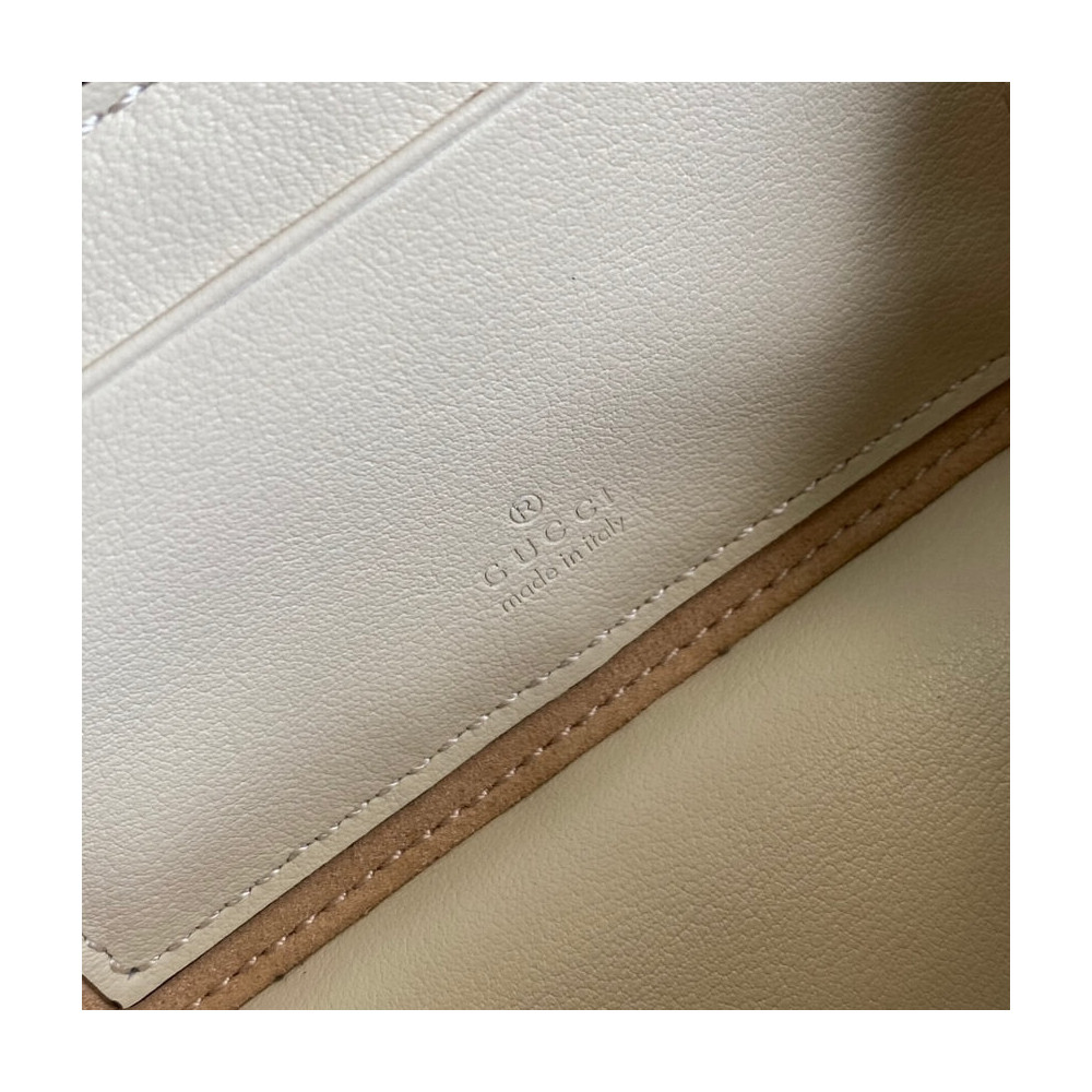 Gucci Interlocking G Mini Bag in White Leather