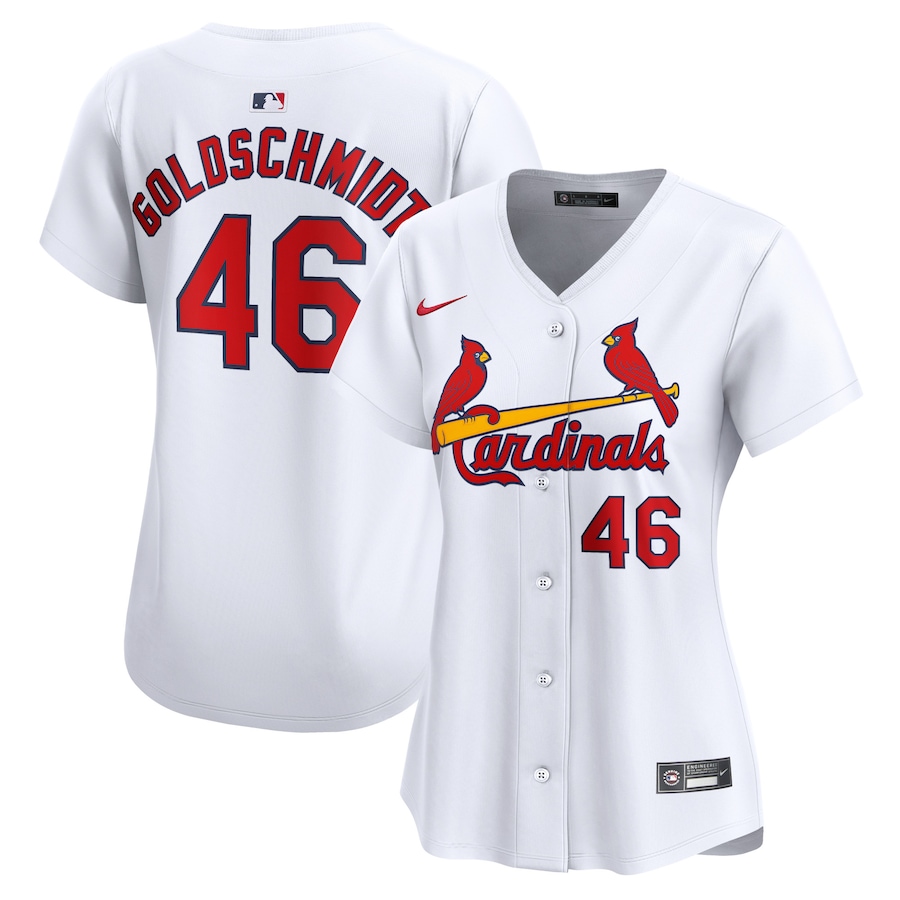 Paul Goldschmidt St. Louis Cardinals Women's Home Limited Player Jersey White