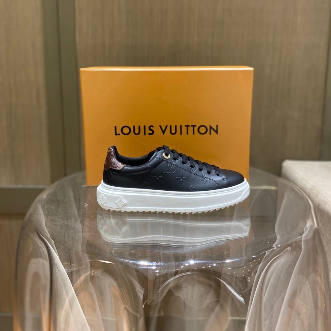 Louis Vuitton Time Out Sneaker Monogram Black