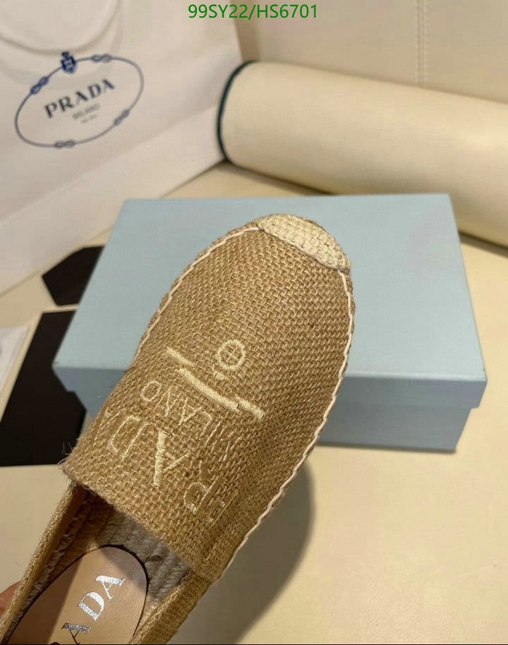 Prada Linen Espadrilles Beige
