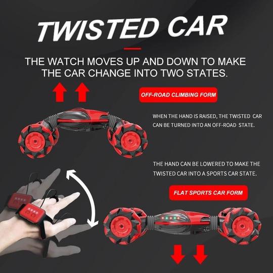 🔥😍Clearance Sale — Gesture-Controlled Double-Sided Stunt Car