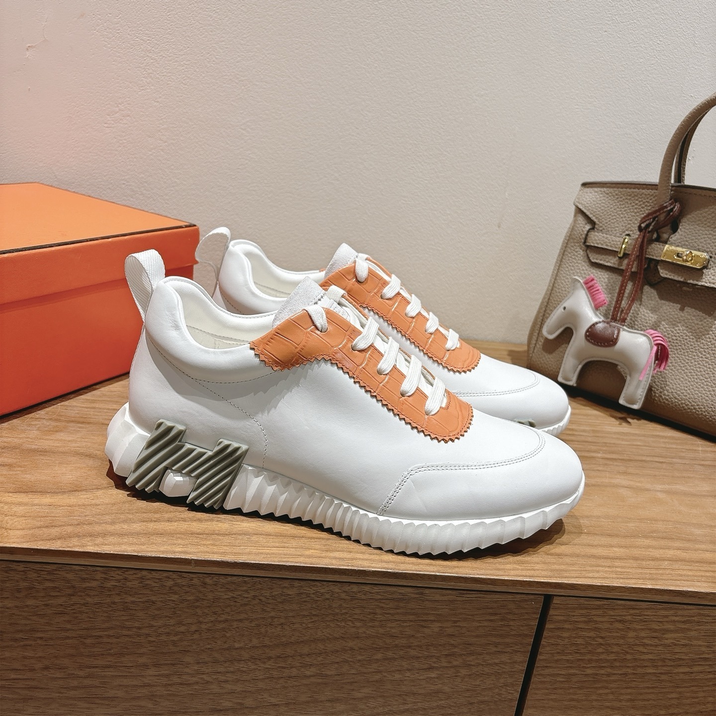 Hermès Day Sneaker White- Shoes for Men