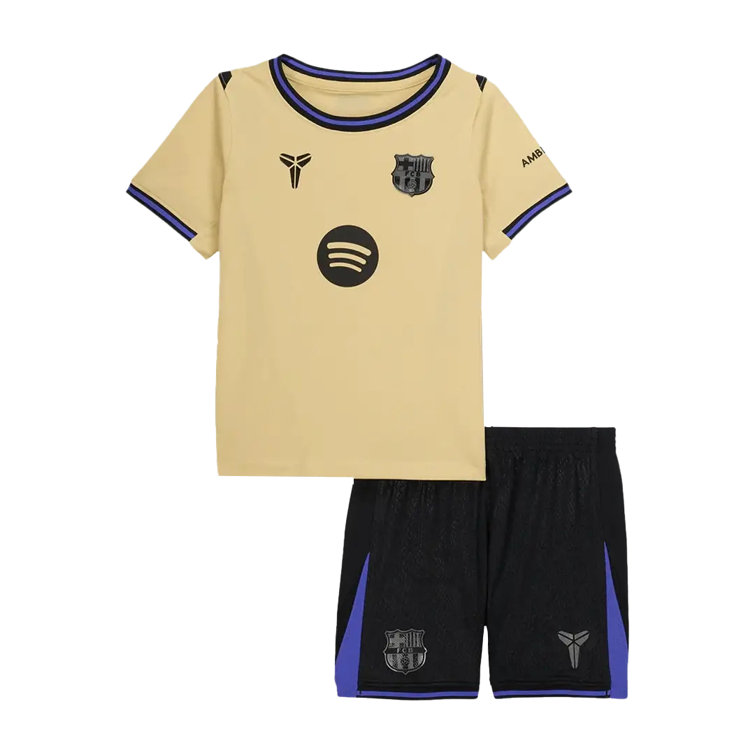 Kid's Barcelona x Kobe Bryant Away Soccer Kit - Jersey+Shorts 2025/26