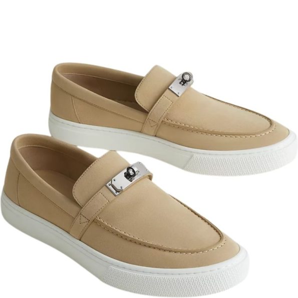 HERMES GAME SLIP-ON SNEAKER BEIGE