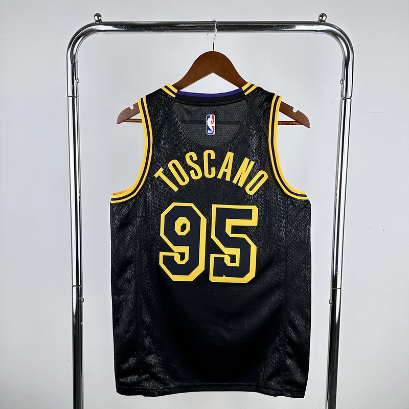 2023 NBA Lakers 95 TOSCANO Basketball Jersey