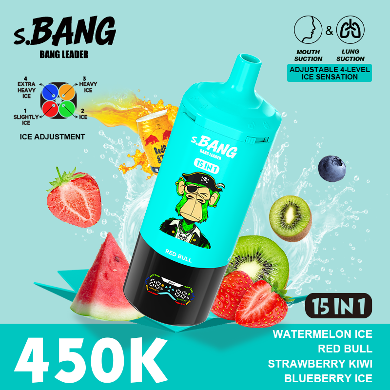 Țigară Electronică Premium Bang 450.000 Pufuri (450K) 15-în-1 | Ice Ajustabil