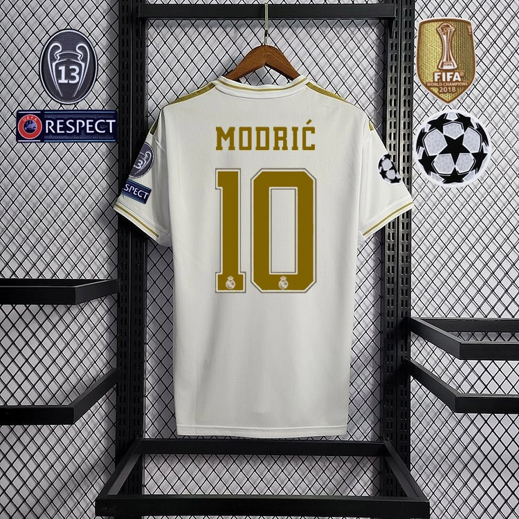Retro 2019-20 Real Madrid Home  Benzema Hazard Sergio Ramos Casemiro KROOS MODRIC Football jersey retro