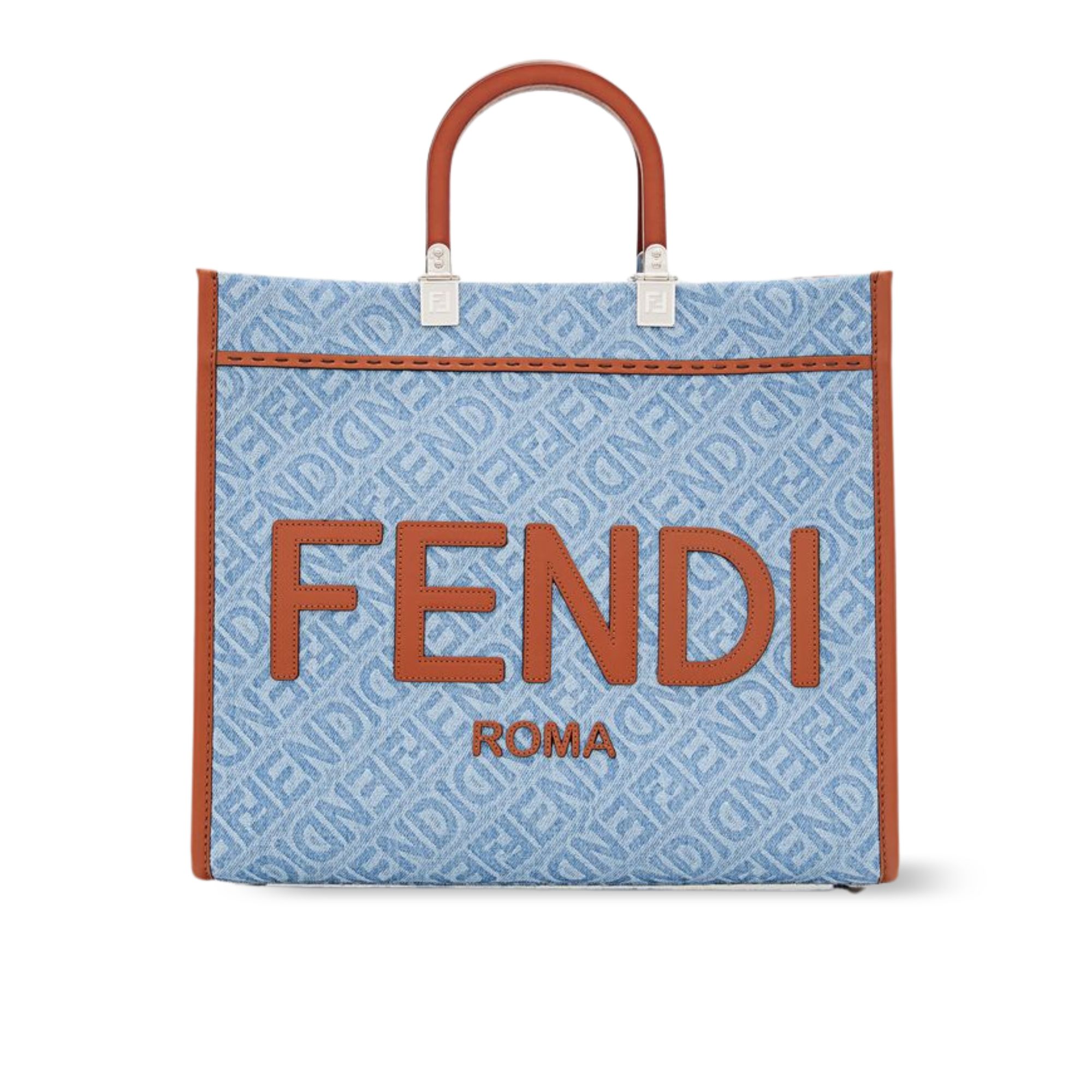 Fendi Sunshine Medium Denim Light Blue 35Cm