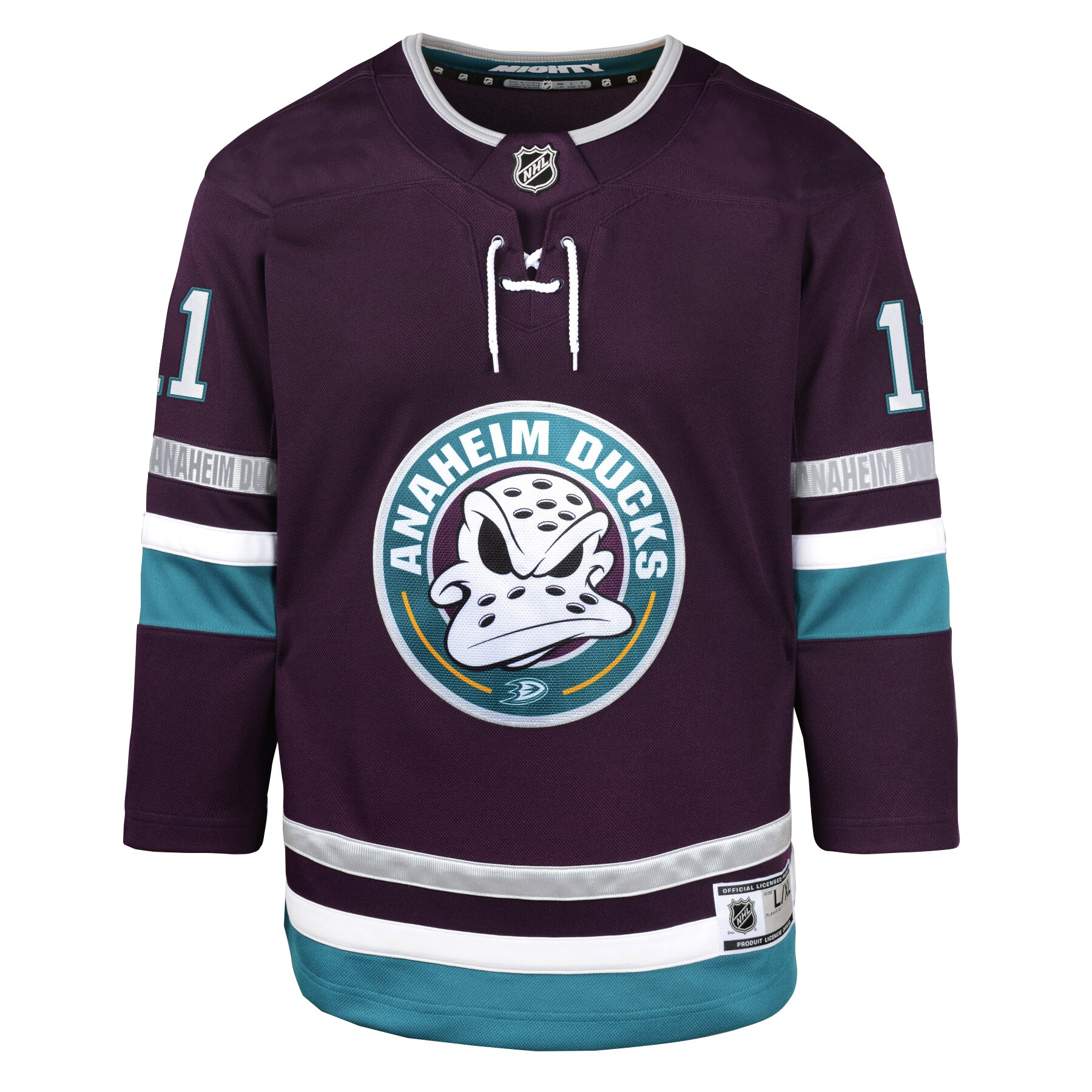 Trevor Zegras Anaheim Ducks Youth 30th Anniversary Premier Player JerseyÂ â€“ Purple