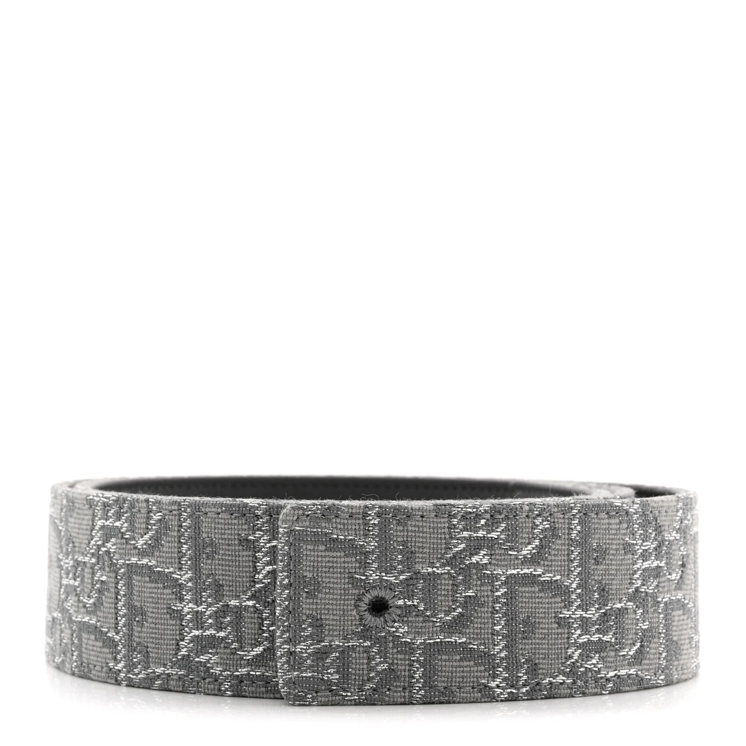 Jacquard Oblique Cosmo Belt 85 34 Silver
