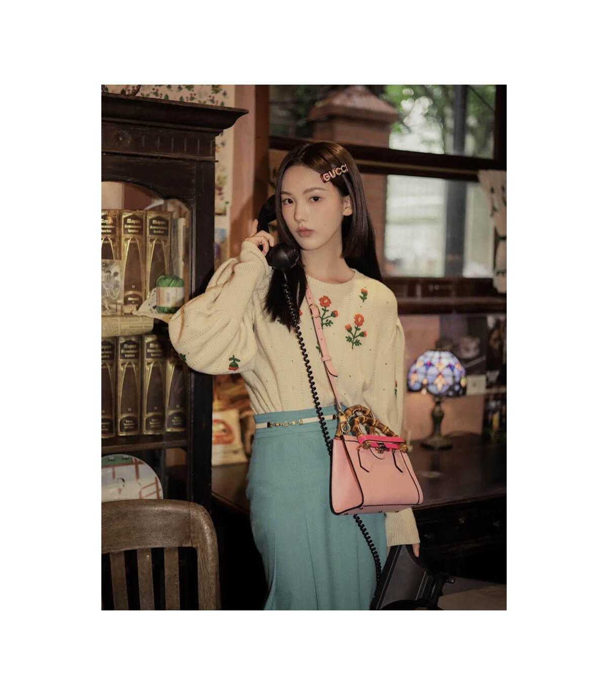 Gucci Diana Mini Tote Bag Pink